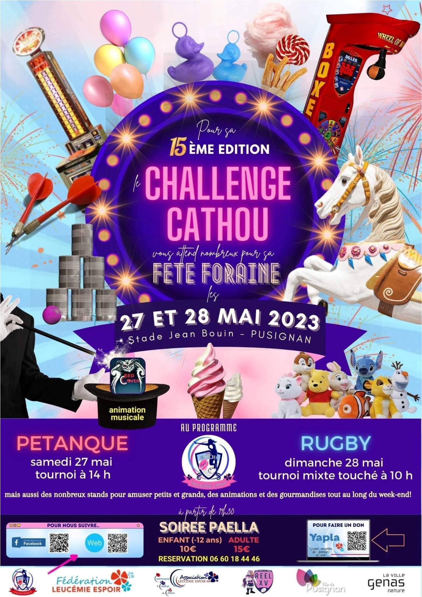 27-28 MAI 2023 - 15ième Edition du CHALLENGE CATHOU